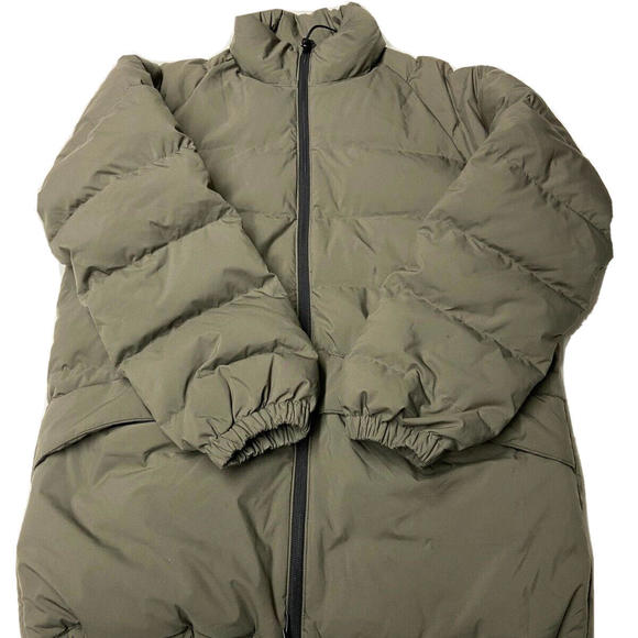 Mens JOURNAL STANDARD Green Feather Down Puffer Jacket Sz M